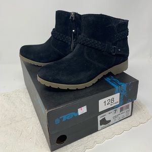 Teva Delavina Suede Booties 7